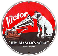Логотип собаки Nipper и громофона